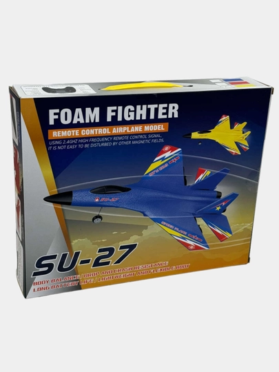Foam Fighter SU-27: Radiyo uchuvchi samolyot, 8 yoshdan boshlab, engil va bardoshli, Kod. 24644 - 