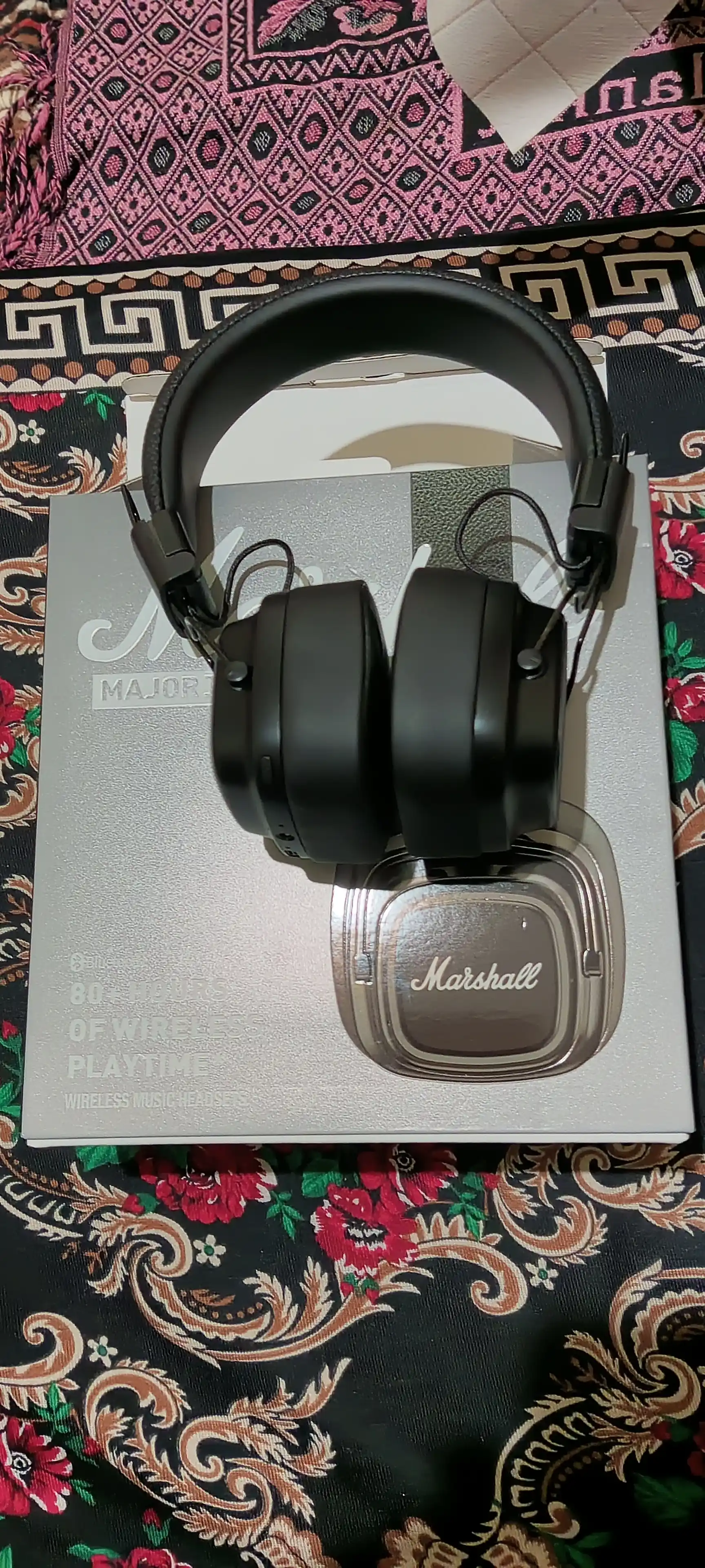 Marshall Major IV, беспроводные наушники Bluetooth 5.0 с микрофоном Bluetooth