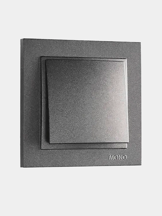 Выключатели MONO ELECTRIC 1-ый, 2-ой, 3-ой, белый, черный, серый