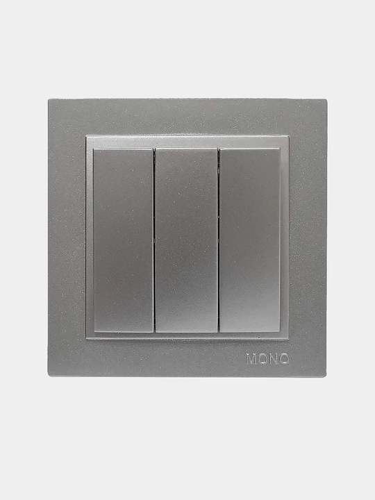 Выключатели MONO ELECTRIC 1-ый, 2-ой, 3-ой, белый, черный, серый