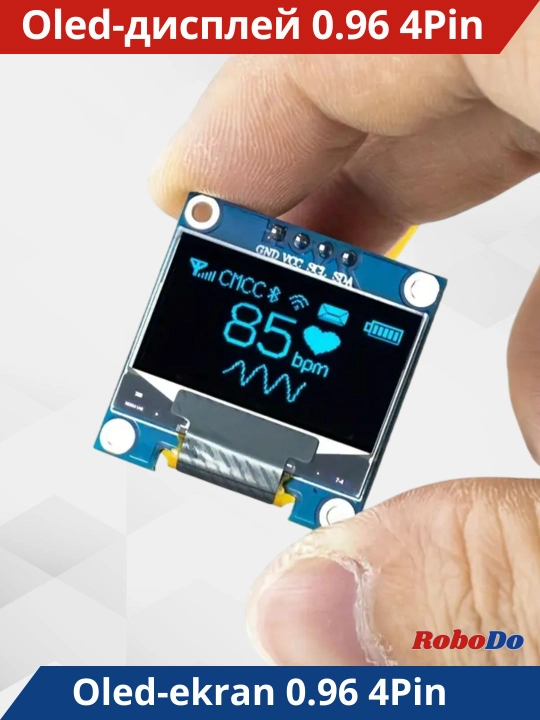 OLED ekran 0.96 дюйма 128X64, I2C IIC
