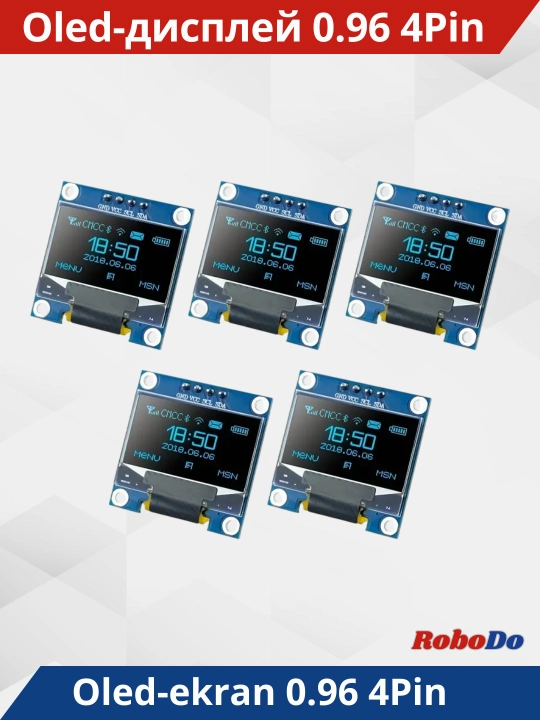 OLED ekran 0.96 дюйма 128X64, I2C IIC
