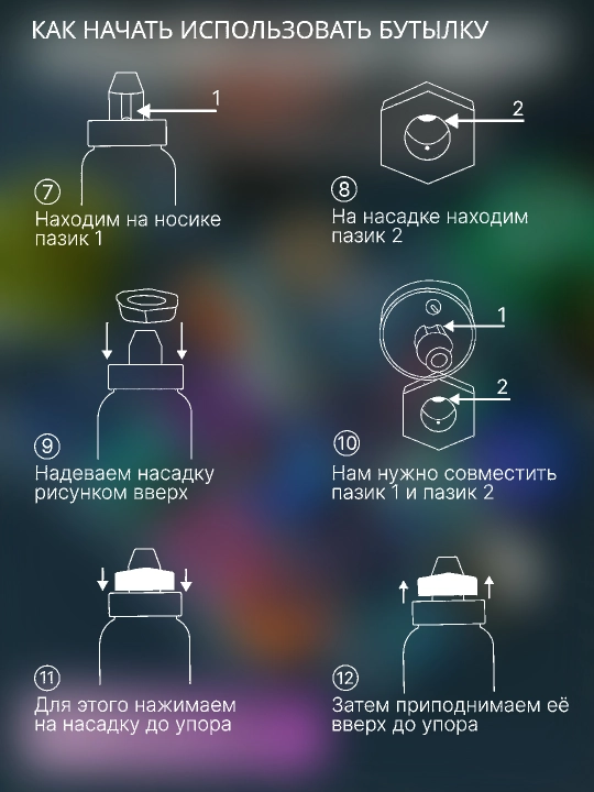 Ароматизаторами для воды Air Up Бутылок со вкусом, спортивная