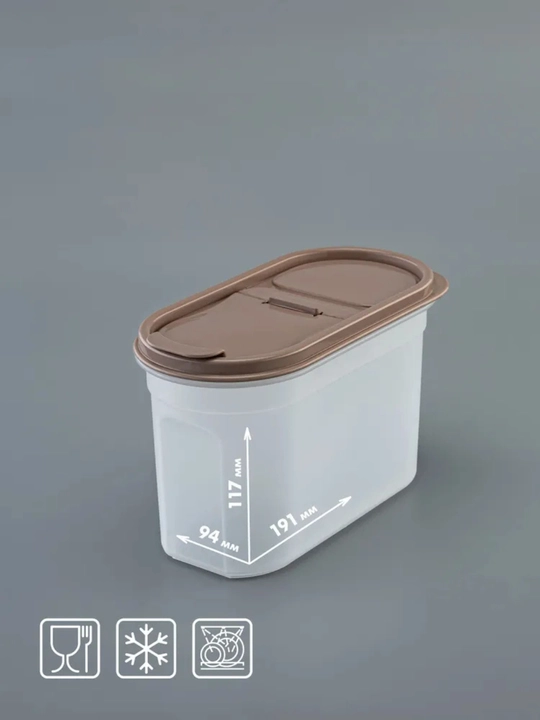 Oziq-ovqat idishi, 1200 ml