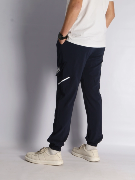 Sport shimi, joggeri, yumshoq, yozgi yengil triko, yon chontakli