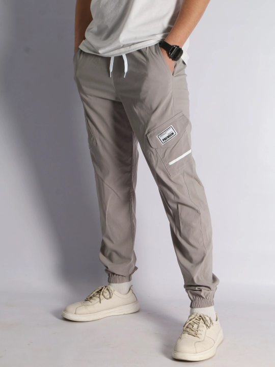 Sport shimi, joggeri, yumshoq, yozgi yengil triko, yon chontakli