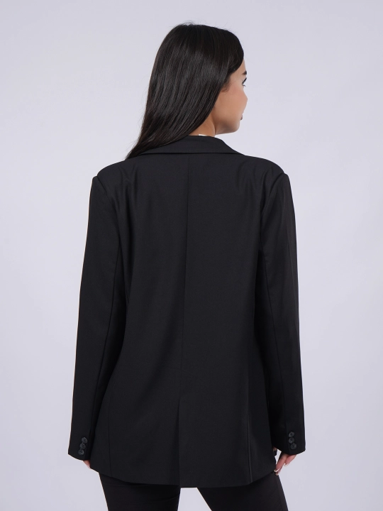 Ayollar ko'ylagi, klassik, uzun, ikki ko'krak pidjak jaket