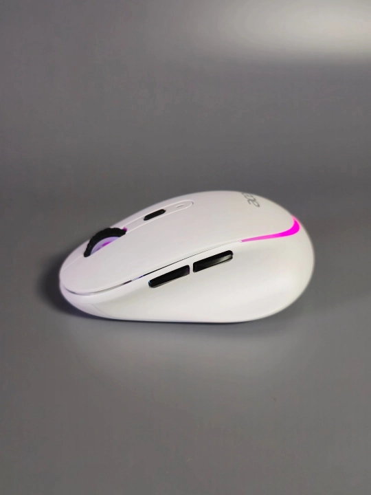 Simsiz kompyuter mini-sichqonchasi ACER, 2 rejim Bluetooth +2.4G, RGB orqa yorug'lik bilan