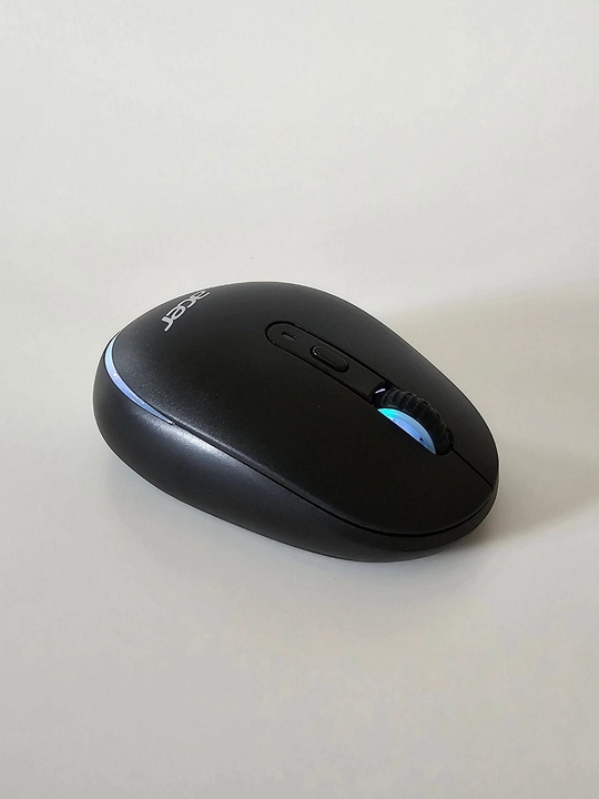 Simsiz kompyuter mini-sichqonchasi ACER, 2 rejim Bluetooth +2.4G, RGB orqa yorug'lik bilan