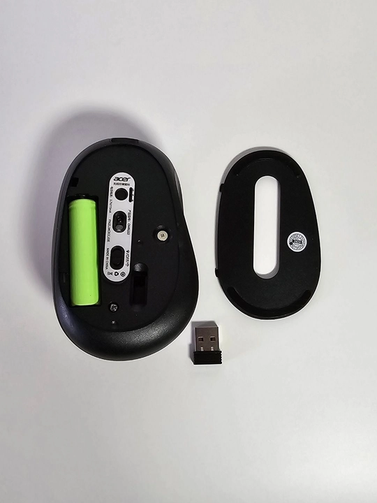 Simsiz kompyuter mini-sichqonchasi ACER, 2 rejim Bluetooth +2.4G, RGB orqa yorug'lik bilan
