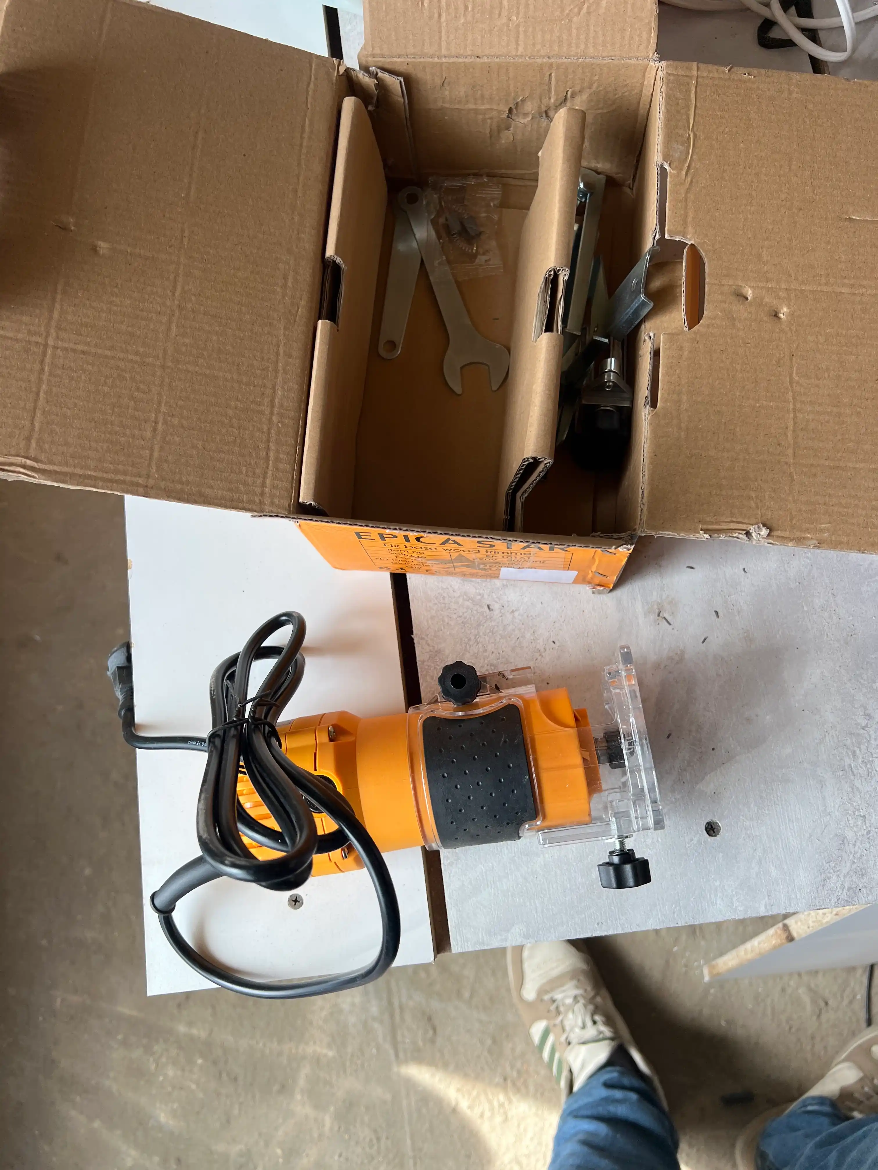 220V, 550W, 6.35mm, EP-10161, Epica Star elektr frezeri