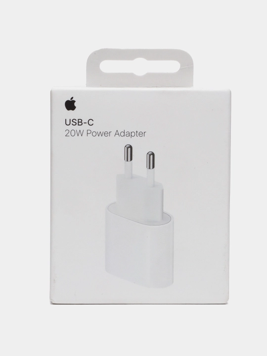 20w adapter, 2 pin zaryad qurilmasi, iPhone va iPad - 
