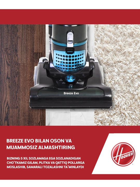 Пылесос Hoover Upright, Италия