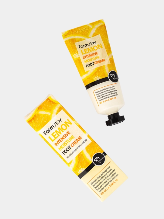 Крем для ног FarmStay Intensive Moisture Lemon, 100 мл