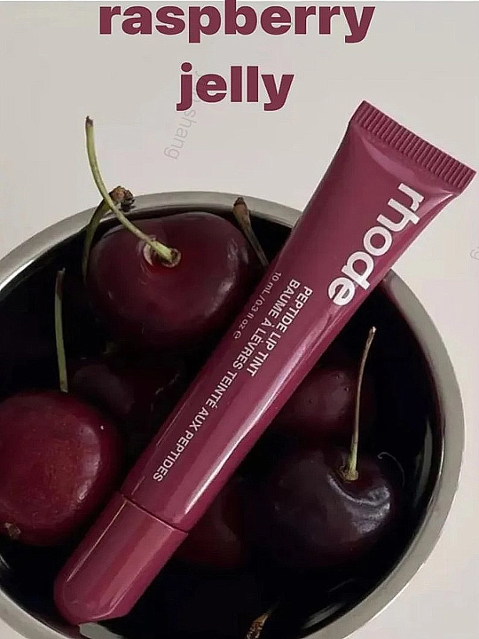 Rhode lab bo‘yog‘i, qoraytirilgan, suyuq, lab bo‘yog‘i Peptide Lip Tint, 8 xil tusda