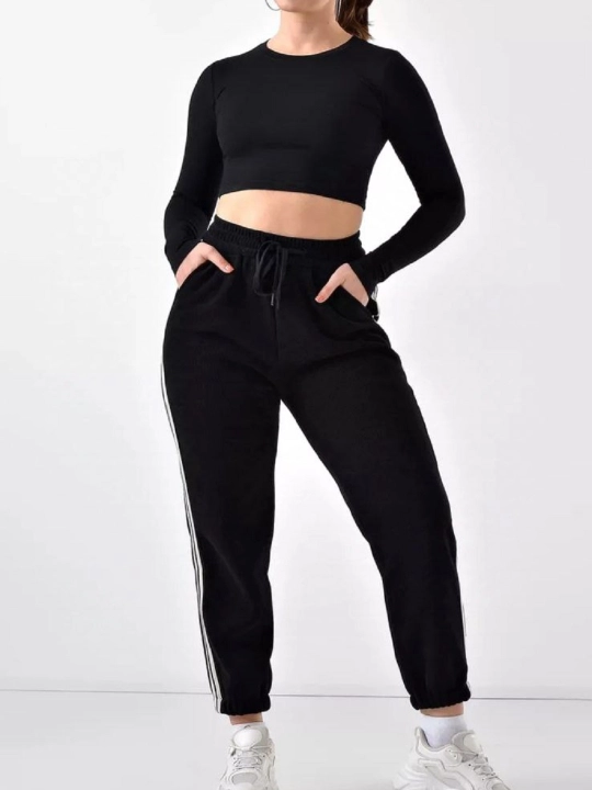 Ayollar uchun kuzgi shimlar, jogger shimlar, sport shimlar