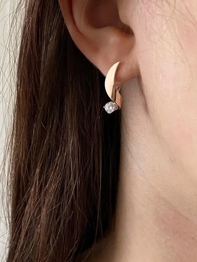 Женские серьги, бижутерия, Xuping — 1001PRT-BXUPING-ЗОЛОТ