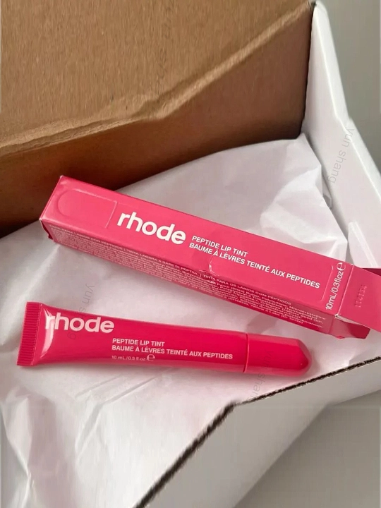 Rhode lab bo‘yog‘i, qoraytirilgan, suyuq, lab bo‘yog‘i Peptide Lip Tint, 8 xil tusda