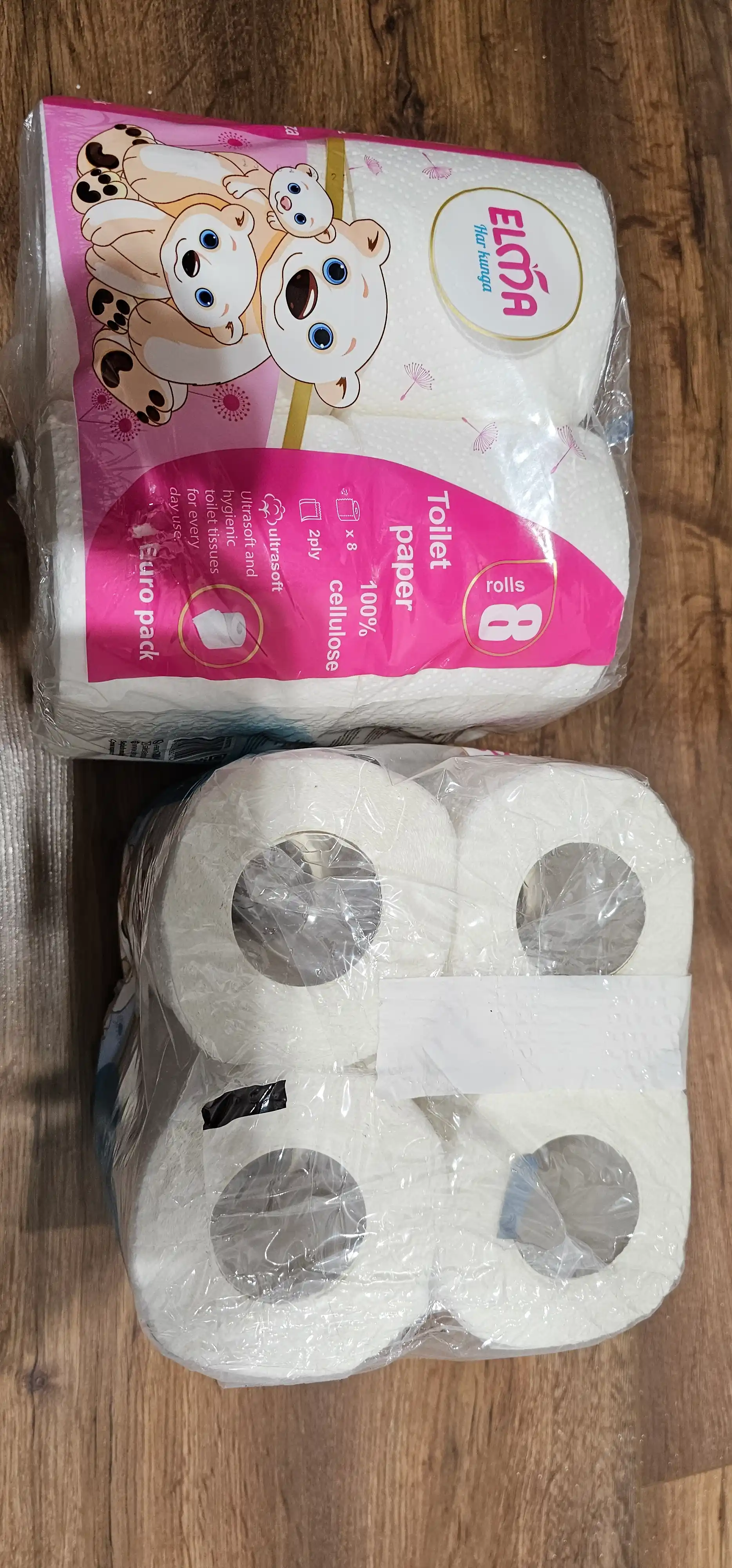 Tualet qog'ozi Elma Ultrasoft 2 qatlamli, 8 dona