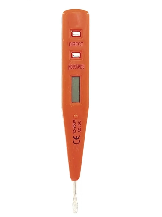 Ko‘p funksiyali raqamli o‘zgaruvchan tok kuchlanish tester. DC 12V-250V 140mm