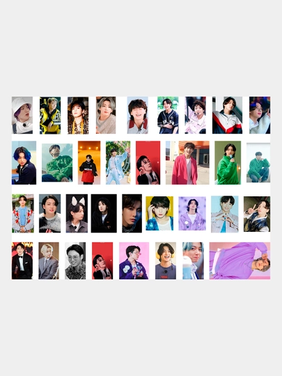 Стикеры BTS K-pop, 30 шт — NARU-BTS2-ВИШН