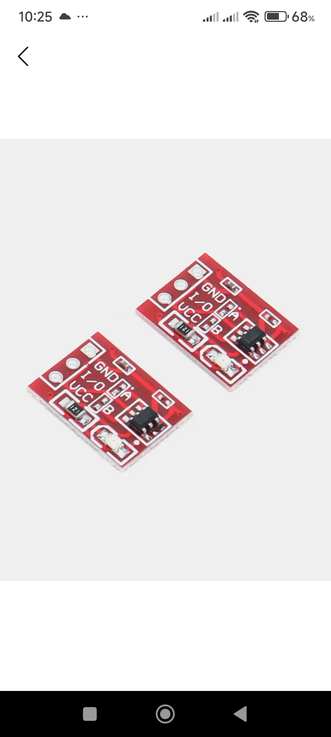 TTP223 sensor tugmasi, 2 dona