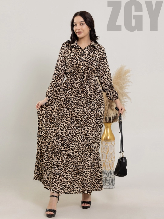 Ko`ylak ayollar uchun ZGY, yozgi, shtapel, leopard printli
