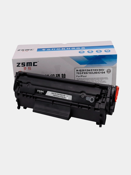 Canon, HP LJ printeri uchun Q2612A/C103/C303/C703/FX9/FX10/L90/C104 kartrij