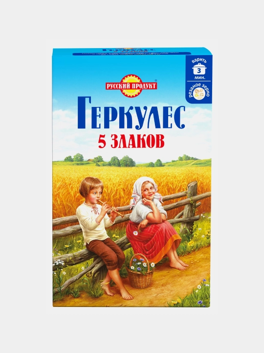 Donli yormalar Russkiy produkt, Gerkules 5 don, 400 g - 