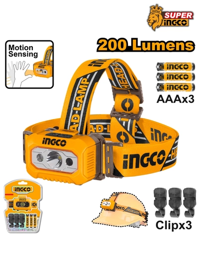Налобный фонарь Ingco HHL013AAA8