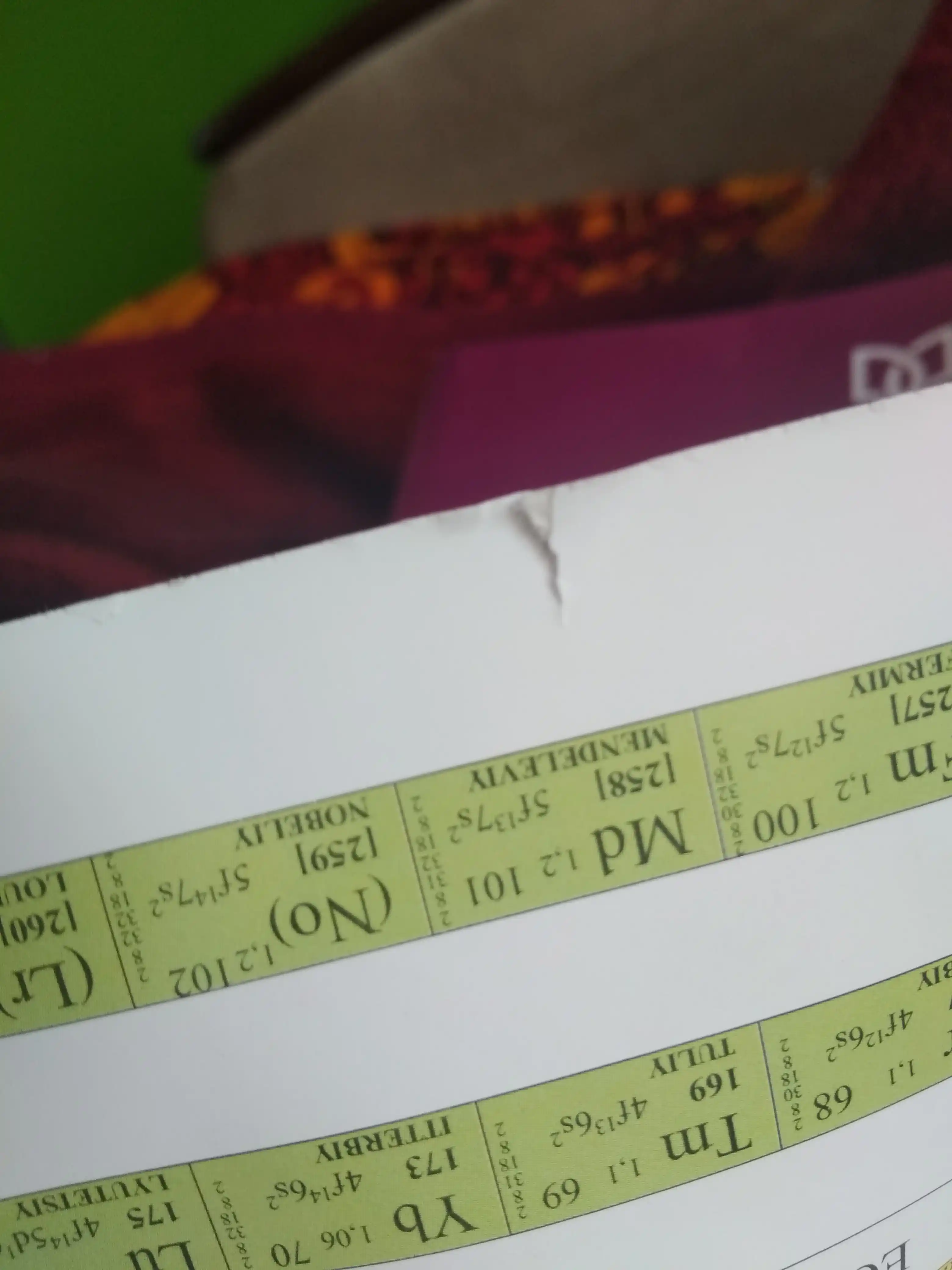 Kimyo noldan mavzulashtirilgan to'plam, test kitobi, o'qish