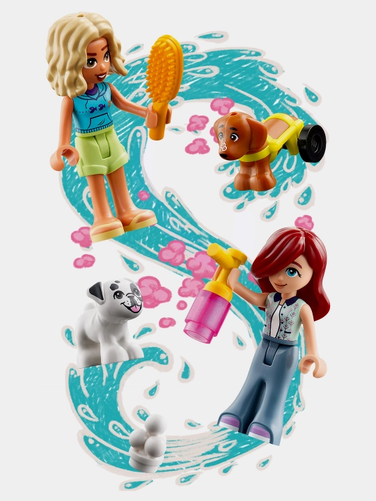 Конструктор LEGO Friends, Автомобиль для груминга собак, 42635