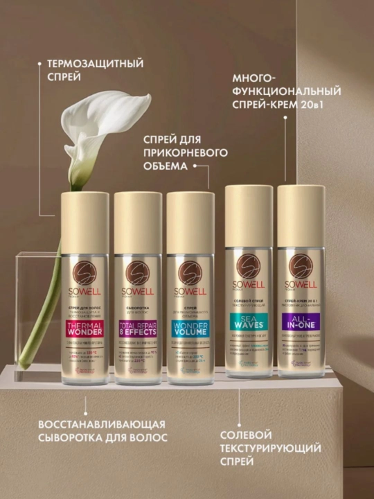 Сыворотка для волос Total Repair 8 Effects SoWell 200 мл
