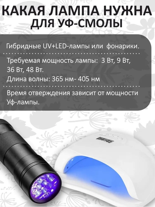 Мега набор, эпоксидная УФ смола, UV смола для творчества и рукоделия, сделай сам