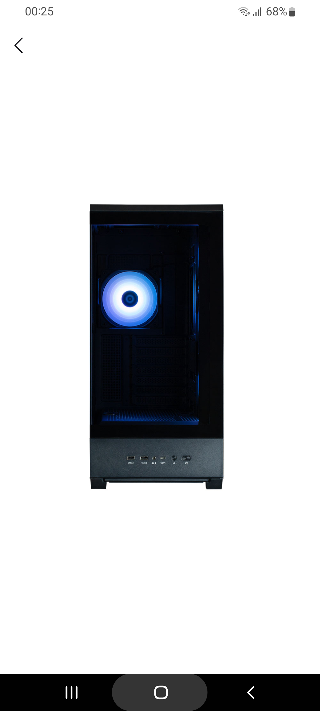 Zalman P50 DS kompyuter korpusi, to‘plamda 4 ta sovutgich, shisha, ARGB yoritgichi