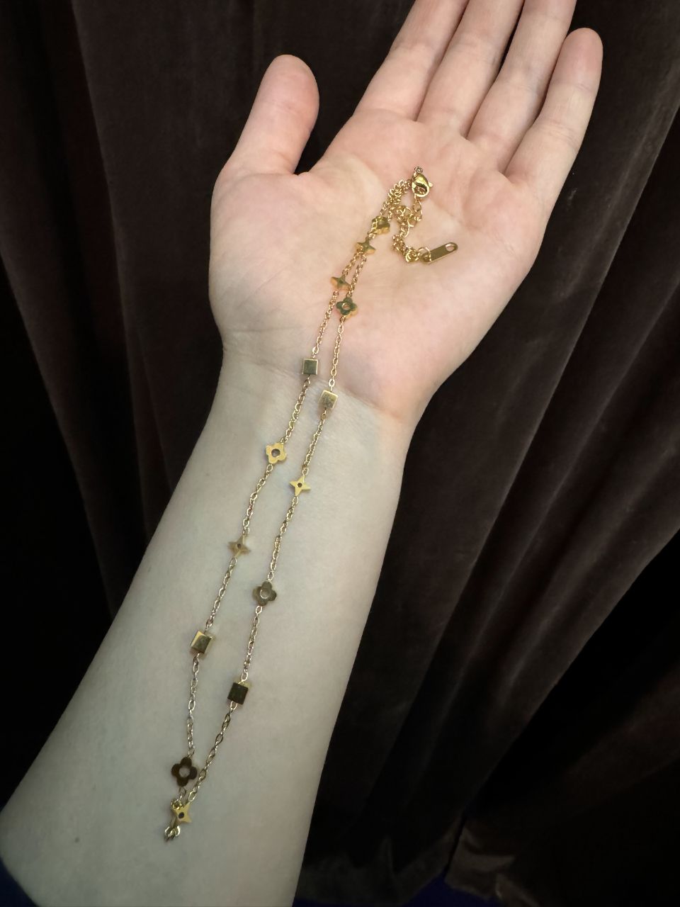 Ayollar va qizlar uchun ayollar zanjiri, minimalistik bezak, bo‘yin zanjiri, Van Cleef