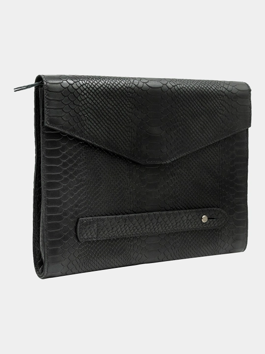 Hujjatlar uchun papka tabiiy charmdan Black Gator - 