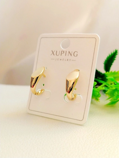 Женские серьги, бижутерия, Xuping — 1001PRT-BXUPING-КРЕМОВ