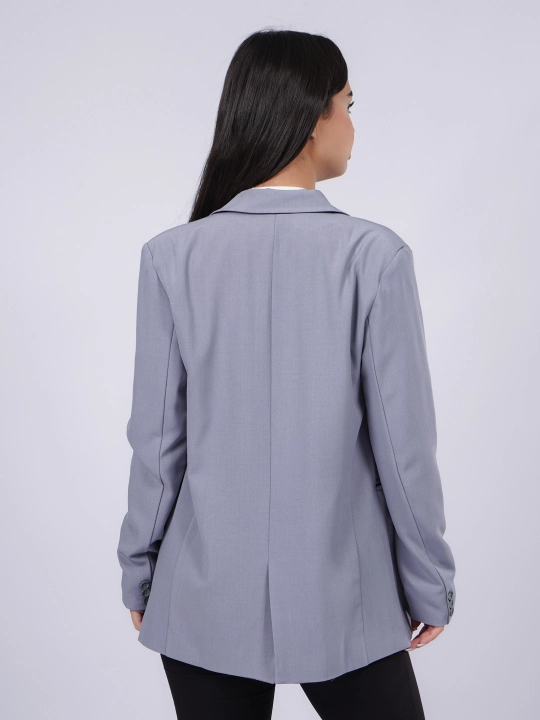 Ayollar ko'ylagi, klassik, uzun, ikki ko'krak pidjak jaket