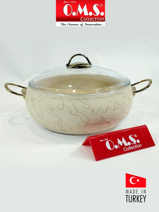 Кастрюля-жаровня O.M.S 3024 Granit Ultra 9 предметов 2.5/2.8/3.5/4.5/6.5L