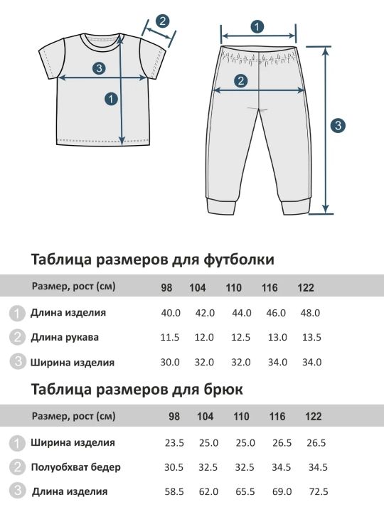 Пижама детская, хлопковая, со штанами, для мальчика