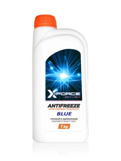 Антифриз X-FORCE Red, 1 кг -45c — SGAAUTO-АНТИ003-СИНИЙ