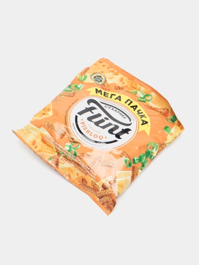 Сухарики Flint пшенично-ржаные со вкусом сыра, 100 гр — SNACKS1-ЮБЬТИМС
