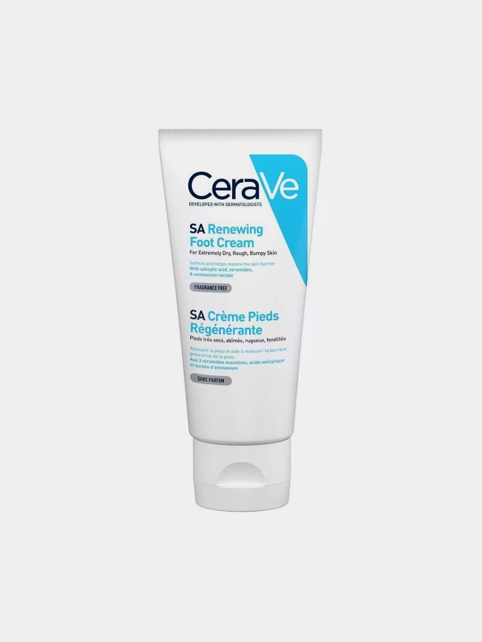 CeraVe Oyoqlar uchun qayta tiklovchi krem juda quruq, dag‘allashgan teri uchun, 88 ml