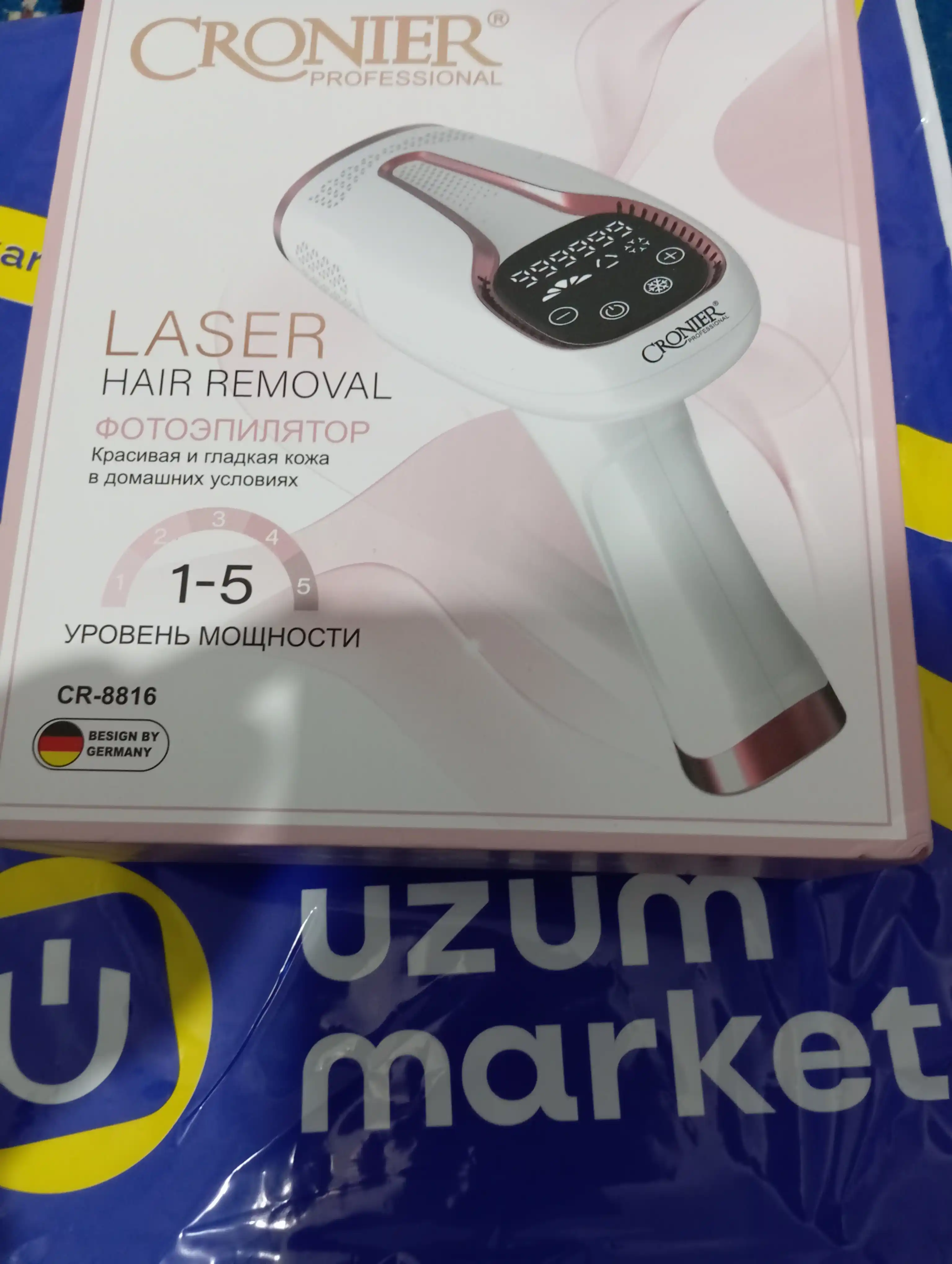 Ayollar uchun lazerli fotoepilyator, SE2 va CR-8816, butun tana uchun sovutish effektiga ega