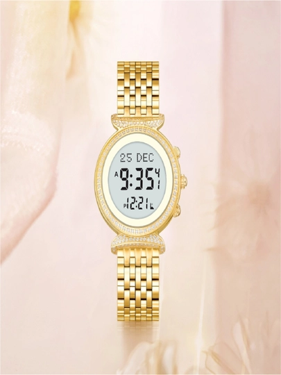 Исламские женские наручные часы, AL-SALAH Qibla Watch — LAVEN1-ALFAR1-ЖЕЛТ