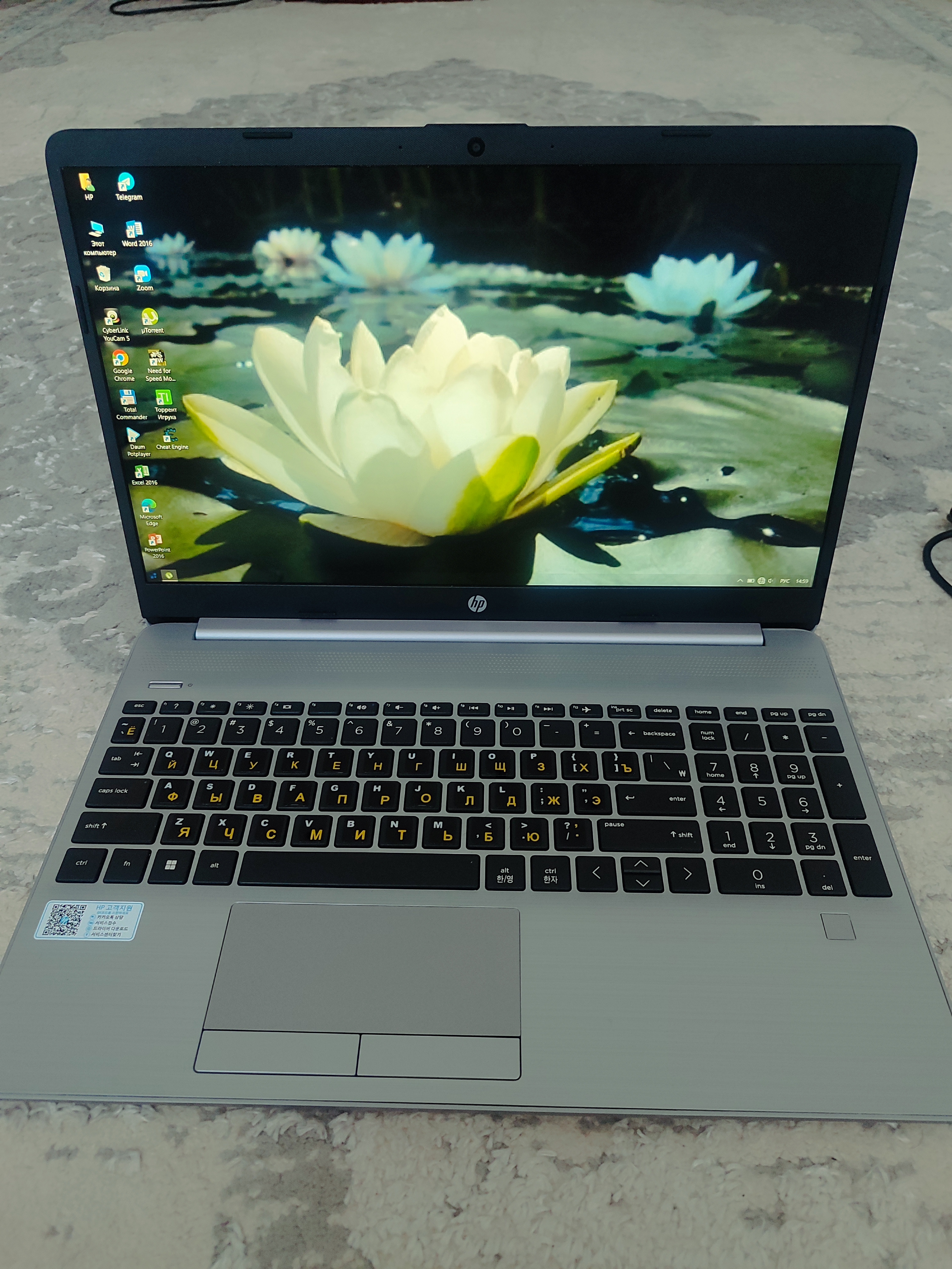 Ноутбук HP Ryzen 5 7520U 8/512, Windows , Ful HD 15.6, 1 - год гарантии