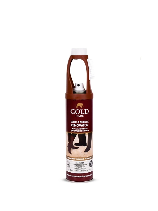 Zamsh va nubuk uchun bo'yoqni tiklovchi sprey bo'yoq, 250 ml GOLD CARE