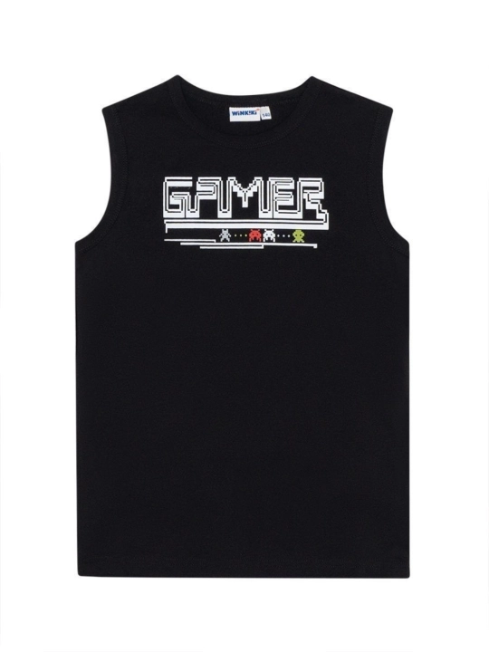 O'g'il bolalar uchun mayka Gamer, 100% paxta