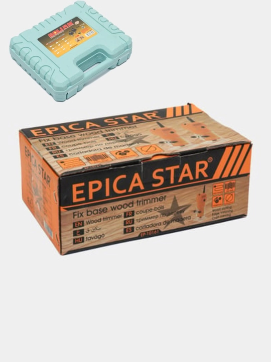 Фрезер электрический 220V, 550W, 6.35мм, EP-10161, Epica Star. + набор фрез 12 шт